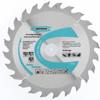 Пильный диск по дереву 160 x 20/16 x 24Т GROSS 73307 купить в Когалыме
