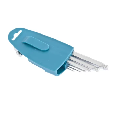 Набор ключей имбусовых HEX 1,5–10 мм S2 9 шт удлиненные с шаром сатинированные Gross 16403 купить в Когалыме