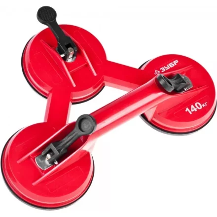 ЗУБР "МАСТЕР". Стеклодомкрат пластмассовый, тройной, 100кг 33724-3 купить в Когалыме