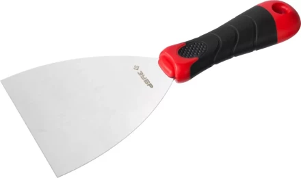 Шпатель ЗУБР "МАСТЕР", профилированное нержавеющее полотно, 2к ручка, 100мм 10072-10 купить в Когалыме