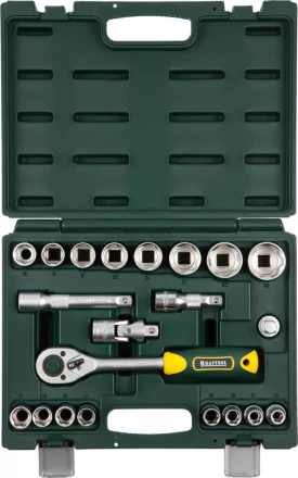 Набор KRAFTOOL "EXPERT QUALITAT": Торцовые головки, 1/2", 21 предмет 27882-H22_z02 купить в Когалыме