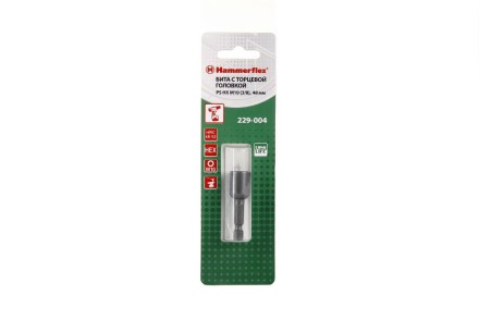 Головка HAMMER размер 10мм, H 48мм, S 3/8&#039;&#039; (229-004 PS HX) купить в Когалыме