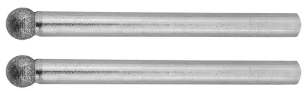 ЗУБР 2 шт, 4.0 x 3.2 x 38 мм, набор алмазных мини-шарошек (35922) купить в Когалыме