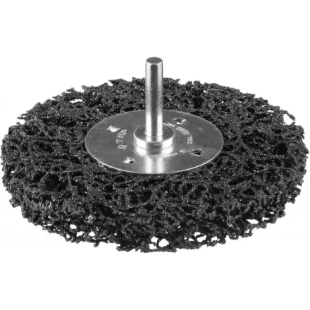 ЗУБР "ПРОФЕССИОНАЛ". Щетка дисковая для дрели, нейлоновая проволока с абразивным покрытием, с открытой агрессивной структурой, 100мм 35162-100_z01 купить в Когалыме