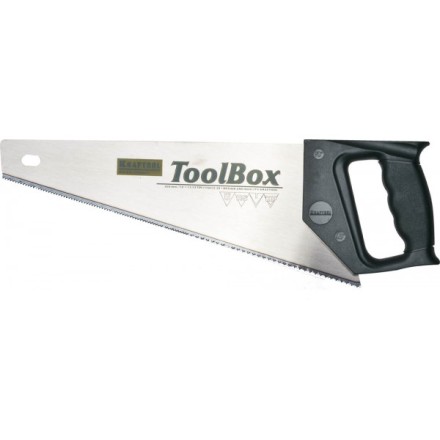Ножовка по дереву компактная (пила) TOOLBOX 350 мм, 11/12 TPI, зуб универсальный, наклонный, KRAFTOOL 15012-35 купить в Когалыме
