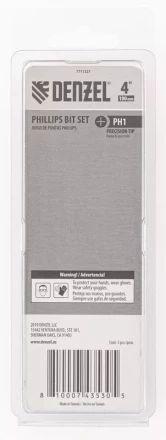 Бита PH1x100 мм, 5 шт. Denzel 7711327 купить в Когалыме