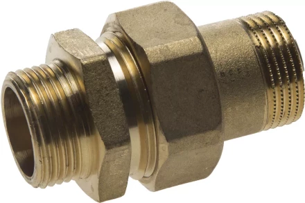 Соединитель GENERAL FITTINGS прямой с накидной гайкой, латунь, ш/ш, 3/4" 51037-S/S-3/4 купить в Когалыме