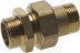 Соединитель GENERAL FITTINGS прямой с накидной гайкой, латунь, ш/ш, 3/4&quot; 51037-S/S-3/4 купить в Когалыме