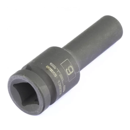 Головка ударная удлиненная шестигранная 9 мм 1/2" CrMo  Stels 13933 купить в Когалыме