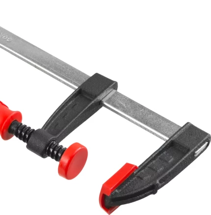Струбцина ЗУБР "МАСТЕР", тип "F", пластмассовая ручка, стальная закаленная рейка, 50х250мм 32150-050-250 купить в Когалыме