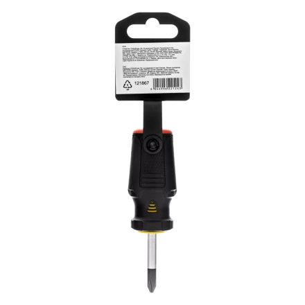 Отвертка, PH2х38 мм, S2, 3к рукоятка Denzel 121867 купить в Когалыме