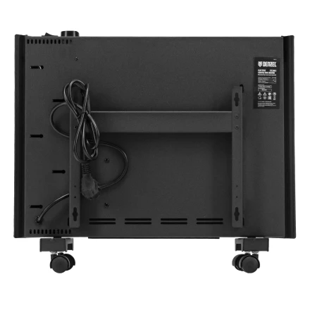 Конвектор электрический Denzel XCE-1000 B, 230 В, 1000 Вт, X-образный нагреватель черный 98127 купить в Когалыме