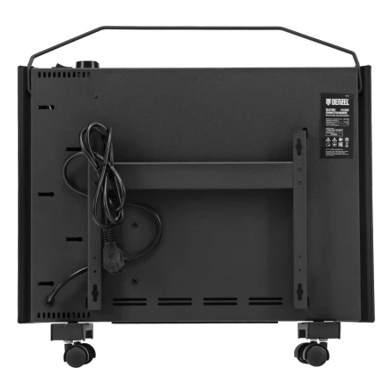 Конвектор электрический Denzel XCE-1000 B, 230 В, 1000 Вт, X-образный нагреватель черный 98127 купить в Когалыме