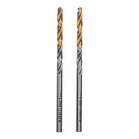 Сверло спиральное по металлу 3 x 60 мм, Р6М5, Golden Tip , 2шт. Denzel 718225