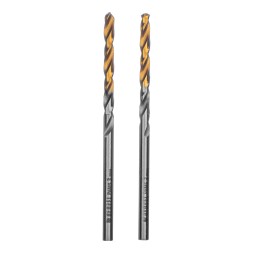 Сверло спиральное по металлу 3 x 60 мм, Р6М5, Golden Tip , 2шт. Denzel 718225