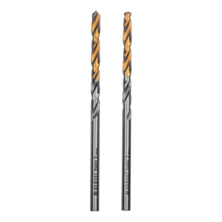 Сверло спиральное по металлу 3 x 60 мм, Р6М5, Golden Tip , 2шт. Denzel 718225 купить в Когалыме
