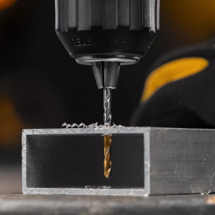 Сверло спиральное по металлу 3 x 60 мм, Р6М5, Golden Tip , 2шт. Denzel 718225 купить в Когалыме