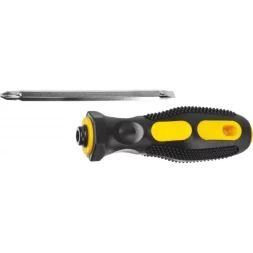 Набор STAYER "MASTER": Отвертка с двусторонним стержнем, 2/6мм - 70мм, 2 предмета 2512_z01