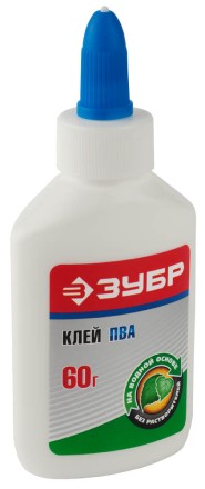 Клей ПВА ЗУБР, на блистере, 60 г 41932 купить в Когалыме