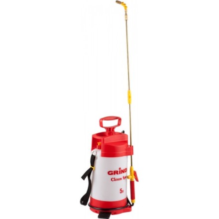 Опрыскиватель GRINDA садовый &quot;Clever Spray&quot;,5 л, с латунным  телескоп. удлинителем и упорами для ног 8-425155_z01 купить в Когалыме