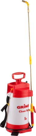 Опрыскиватель GRINDA садовый "Clever Spray",5 л, с латунным  телескоп. удлинителем и упорами для ног 8-425155_z01 купить в Когалыме