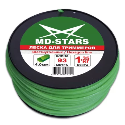 Леска для триммера HEXAGON LINE (шестиугольник) катушка 2,0ММХ374М купить в Когалыме