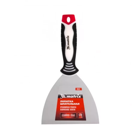 Шпательная лопатка из нержавеющей стали 120 мм трехкомпонентная ручка Matrix 85537 купить в Когалыме
