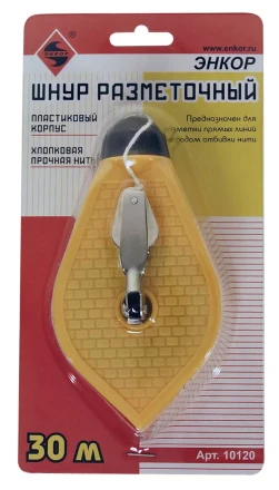 Шнур разметочный пластиковый корпус 30 м 10120 купить в Когалыме