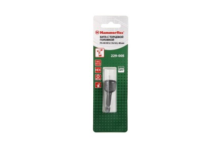 Головка HAMMER размер 12мм, H 48мм, S 1/4&#039;&#039; (229-005 PS HX) купить в Когалыме