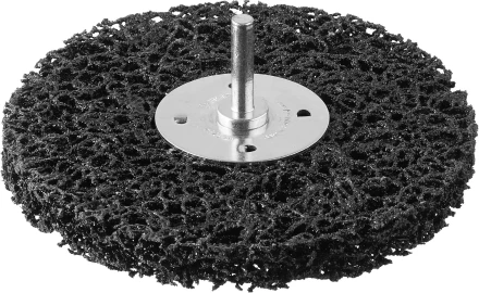 ЗУБР "ПРОФЕССИОНАЛ". Щетка дисковая для дрели, нейлоновая проволока с абразивным покрытием, с открытой агрессивной структурой, 125мм 35162-125_z01 купить в Когалыме