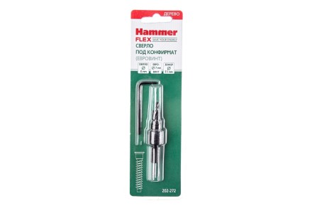 Сверло по дереву HAMMER Ф4х70мм (202-272 DR WD DBL FLUTE ) купить в Когалыме