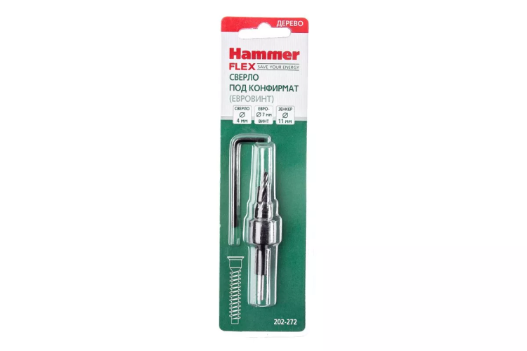 Сверло по дереву HAMMER Ф4х70мм (202-272 DR WD DBL FLUTE ) купить в Когалыме