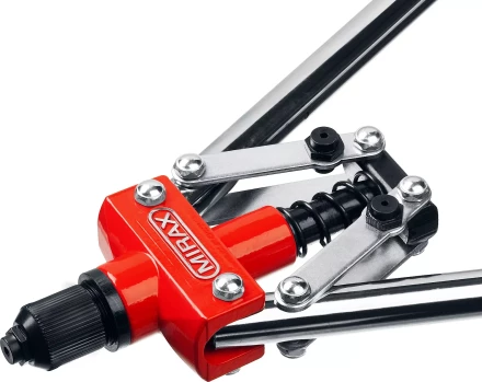 Заклепочник двуручный, MIRAX 31034, для заклёпок d=3,2 / 4,0 / 4,8 мм из алюминия и стали, литой корпус 31034_z01 купить в Когалыме