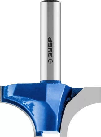 ЗУБР 38.1 x 19 мм, радиус 12.7 мм, фреза пазовая фасонная №1, Профессионал (28740-38.1) купить в Когалыме