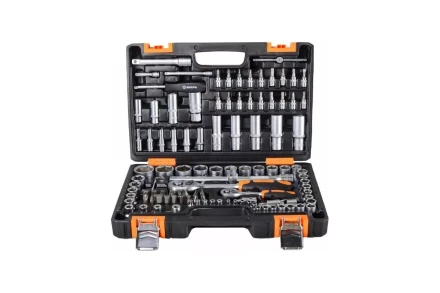 Набор инструментов, 1/2", 1/4", CrV, в кейсе 108 предметов Вихрь 73/6/7/8 купить в Когалыме