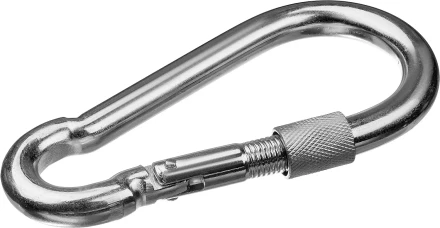 ЗУБР DIN 5299D, 5 мм, 1 шт, карабин с предохранительной гайкой (304556-05) купить в Когалыме