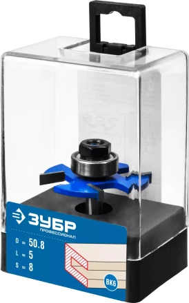 ЗУБР 50.8 x 5 мм, хвостовик 8 мм, фреза горизонтально-пазовая, Профессионал (28757-50.8-5) купить в Когалыме