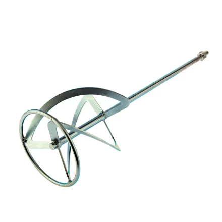 Насадка для миксера, для тяжелых растворов Сибртех, 160 х 590 мм, оцинкованная, хвостовик резьба М14, 848967 купить в Когалыме