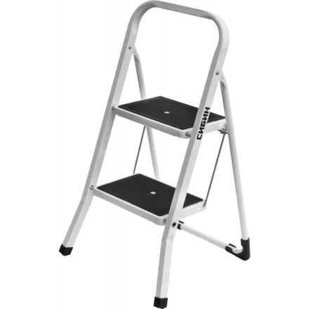 Лестница-стремянка СИБИН стальная c широкими ступенями, 2 ступени 38807-02 купить в Когалыме