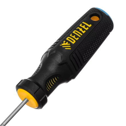 Отвертка, SL3х75 мм, S2, 3к рукоятка Denzel 121887 купить в Когалыме