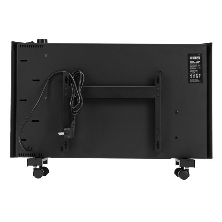 Конвектор электрический Denzel XCE-1500 B, 230 В, 1500 Вт, X-образный нагреватель черный 98128 купить в Когалыме
