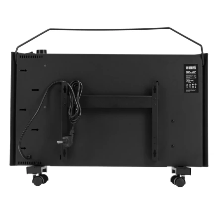 Конвектор электрический Denzel XCE-1500 B, 230 В, 1500 Вт, X-образный нагреватель черный 98128 купить в Когалыме