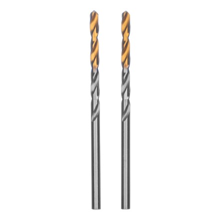 Сверло спиральное по металлу 3,2 x 65 мм, Р6М5, Golden Tip , 2шт. Denzel 718226 купить в Когалыме