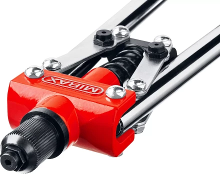 Заклепочник двуручный, DEXX 31034, заклёпки из Al и стали, регулят усил вытяг, d=2,4/3,2/4,8мм 31034 купить в Когалыме