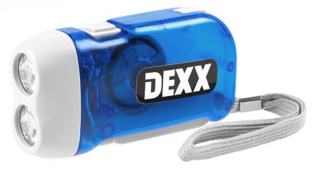 Динамо-фонарь DEXX ручной ЖУК в пластмассовом корпусе, 2 светодиода 56700 купить в Когалыме