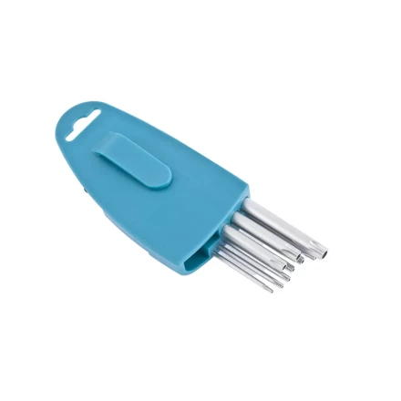 Набор ключей имбусовых TORX-TT T10-T50 удлиненные S2 сатинированные 9 шт Gross 16407 купить в Когалыме