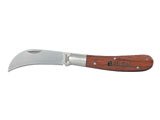 Нож садовый 170 мм складной изогнутое лезвие деревянная рукоятка  PALISAD 79001 купить в Когалыме