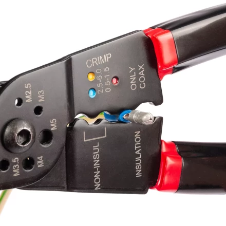 Многофункциональный стриппер КВТ WS-01F для снятия изоляции с проводов 0.5–4.0 мм (101541) купить в Когалыме