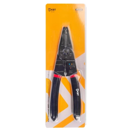 Многофункциональный стриппер КВТ WS-01F для снятия изоляции с проводов 0.5–4.0 мм (101541) купить в Когалыме
