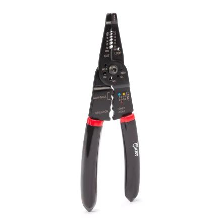 Многофункциональный стриппер КВТ WS-01F для снятия изоляции с проводов 0.5–4.0 мм (101541) купить в Когалыме